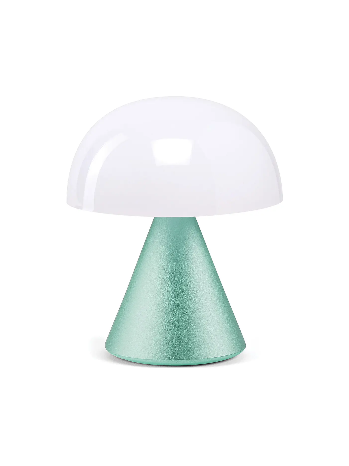 LEXON | Mini LED Lampe MINA 8,3cm Alu Finish | mint